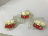 B and K 107-125 CPVC Ball Valve 100 PSI 1" 1 1/8" OD Lot Of 3