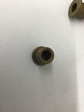 Brass Flange Bushings 1/4" Bore, 3/8" OD, 1/2" Length Lot of 70