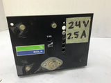 Sola 83-24-225-2 120V Primary 24VDC Secondary Regulated Power Supply 50-400Hz