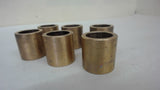 Lot Of 6 1216-8 Sleeve Bearing, 1" Od X 1" Long X 0.745" Id