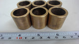 Lot Of 6 1216-8 Sleeve Bearing, 1" Od X 1" Long X 0.745" Id