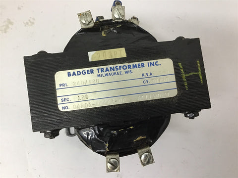 Badger Transformer Inc. BT111062T Transformer 240/480 V 0.250 kVA