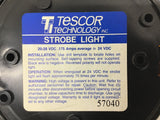 Tescor Technology 57040 Yellow Strobe Light 20-28 VDC