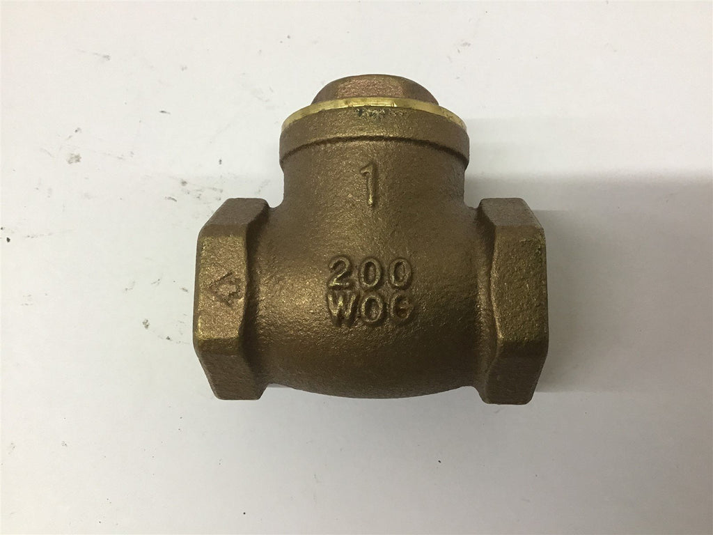 Matco 200 WOG Brass Check Valve 1"