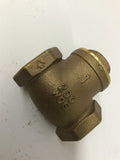 Matco 200 WOG Brass Check Valve 1"