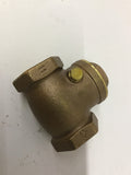 Matco 200 WOG Brass Check Valve 1"