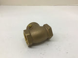 Matco 200 WOG Brass Check Valve 1"