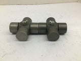 Coupling U-Joint 13/16" OD 1/4" ID 2 13/16" Length Lot Of 2