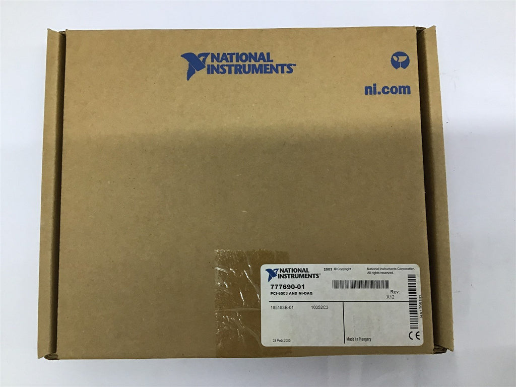 National Instruments PCI-6503 W/ NI-DAQ I/O Interface Board