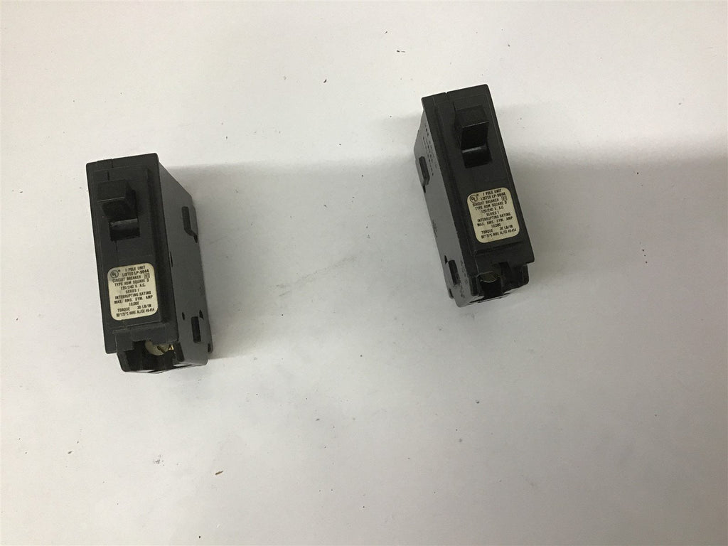 Square D 30 Amp 1 Pole Type HOM Lot Of 2