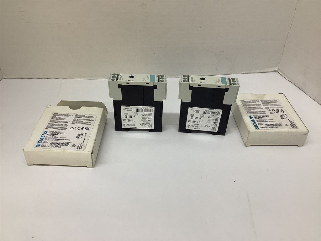 Siemens 3RP1512-1AP30 Time Relay Lot Of 2