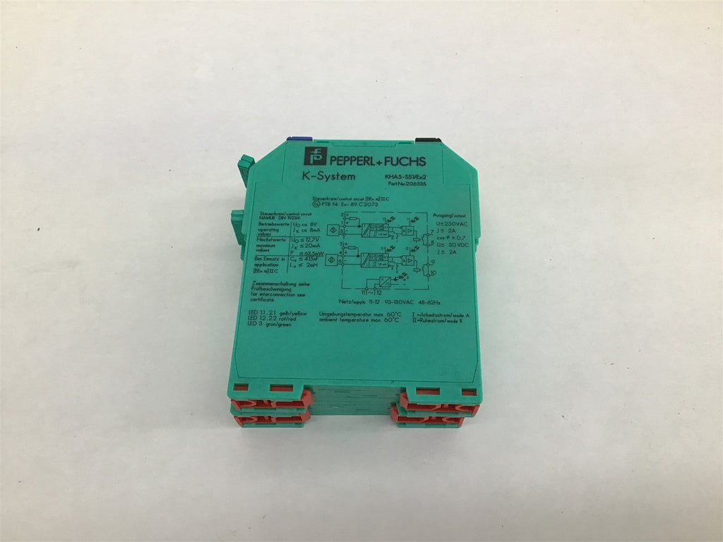 Pepperl and Fuchs KHA5-SS1-Ex2 Switch Module Lot Of 2