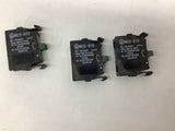 Moeller M22-K10 Contact Block Lot Of 3