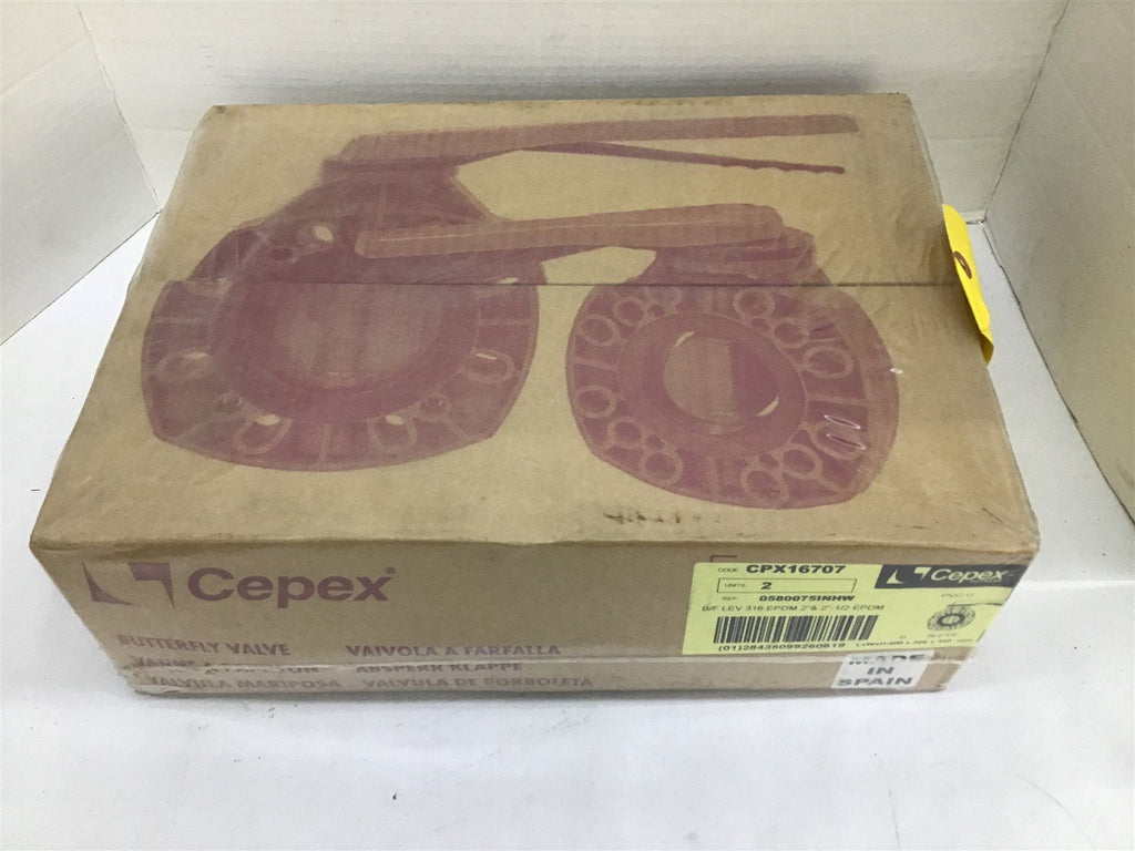 Cepex Hayward CPX16707 Butterfly Valves Box of 2