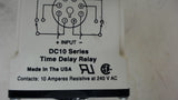 AMPERITE 48DP 1-60MDC 8-PIN TIME DELAY RELAY, 1-60 MIN 48V DC INPUT, DC10 SERIES