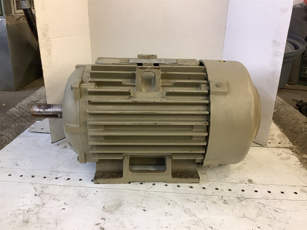 General Electric 5KS2865AA408A AC Motor 15 HP 460 V 880 RPM 286T 3 PH 60 Hz TEFC