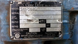 CONE DRIVE, SHU56827H-Z90, 20:1 RATIO, 2.92 RATING, HOLLOW SHAFT, GEAR REDUCER