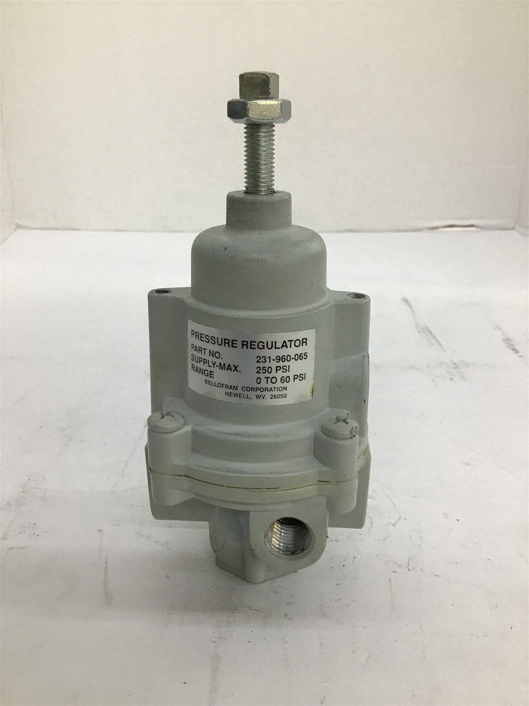 Bellofram Corp. 231-960-065 Pressure Regulator 0-60 PSI