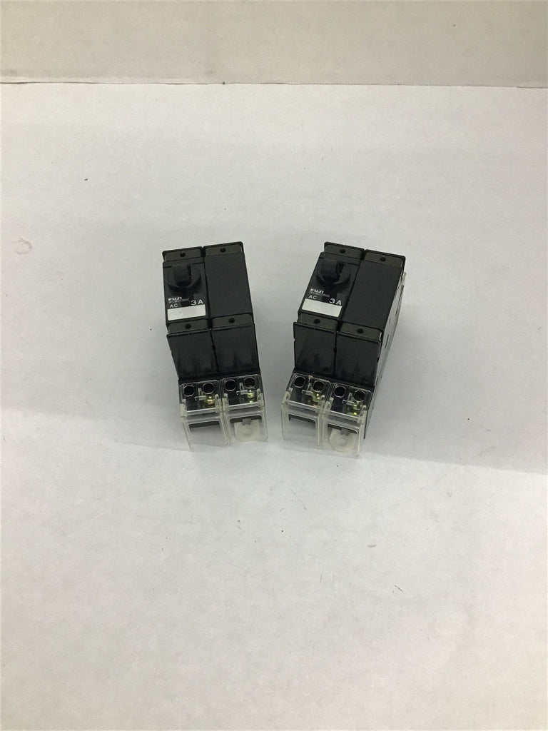 Fuji CP32E/3 Electric Circuit Protector Lot Of 2