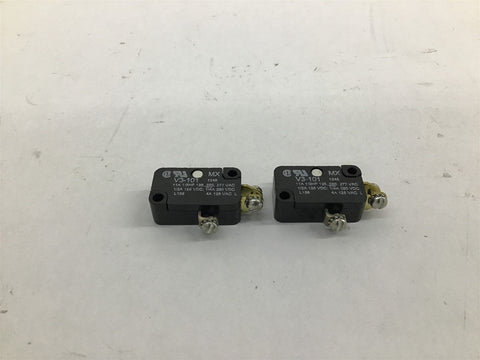 Micro Switch V3-101 Limit Switch Lot Of 2