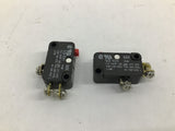 Micro Switch V3-101 Limit Switch Lot Of 2