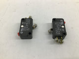 Micro Switch V3-101 Limit Switch Lot Of 2