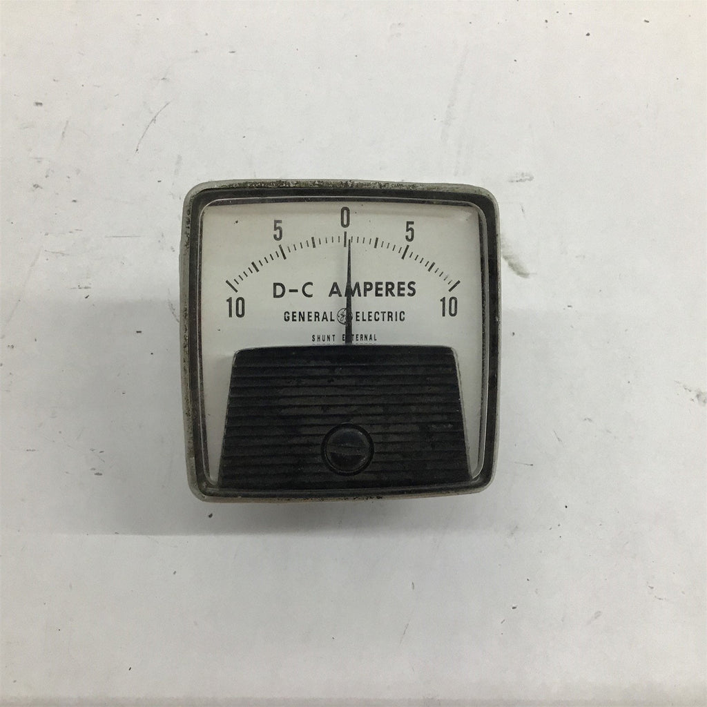 General Electric D-C Amperes Meter