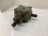 Von Ruden 3505 1:1 R 1" IN OUT Shaft Gear Reducer