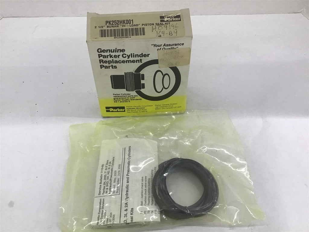 Parker PK252HK001 2-1/2" Bunan HI-Load Piston Seal Kit