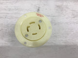 Hubbell HBL2736 Flanged Twist-Lock RECEPTACLE 3P 4W