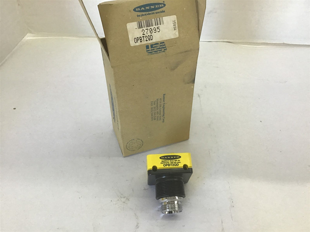 Banner OPBT2QD 27095 Sensor 10-30 Vdc 100 MA