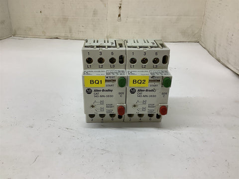 Allen Bradley 140-MN-0630 Manual Starter Lot Of 2