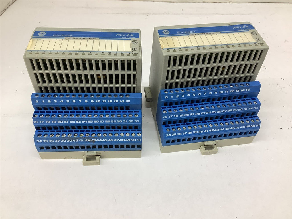 Allen-Bradley 1797-IBN16 With Terminal Base Module Lot Of 2