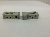 Numatics 5 Port Valve 9/16" ID Lot Of 2