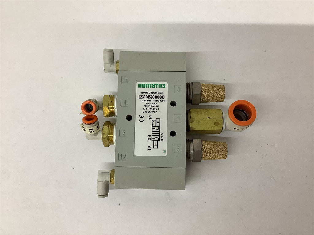 Numatics L23PP452O000000 5 Port Valve 1-10 Bar