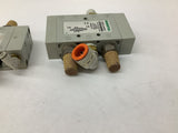 Numatics L23PP452O000000 5 Port Valve Lot Of 2