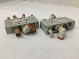 Numatics L23PP452O000000 5 Port Valve Lot Of 2