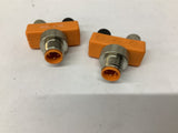 Lumberg ASBS 2 M8 2 Way Sensor Splitter Lot Of 2