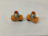 Lumberg ASBS 2 M8 2 Way Sensor Splitter Lot Of 2