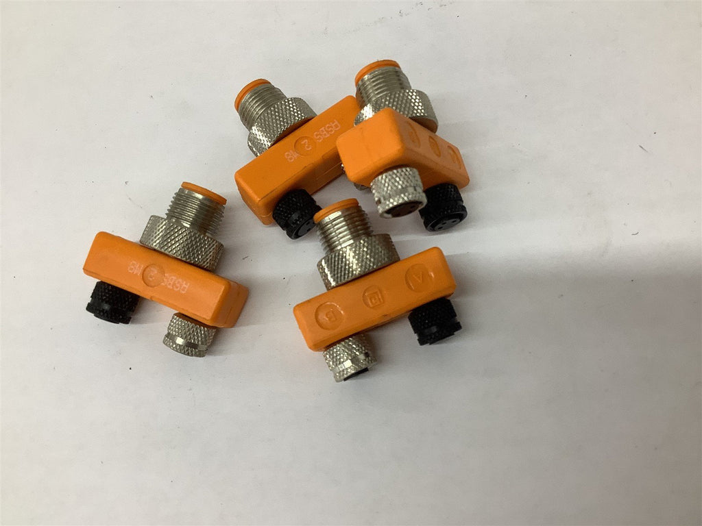 Lumberg ASBS 2 M8 2 Way Sensor Splitter Lot Of 4