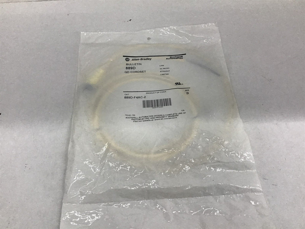 Allen Bradley 889D - F4AC2 QD Cord Set Series B