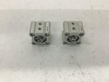 SMC CQ2B16-5D Cylinder Lot OF 2