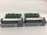 Allen Bradley 1746OB16 SLC500 Output Module Series D Lot Of 2