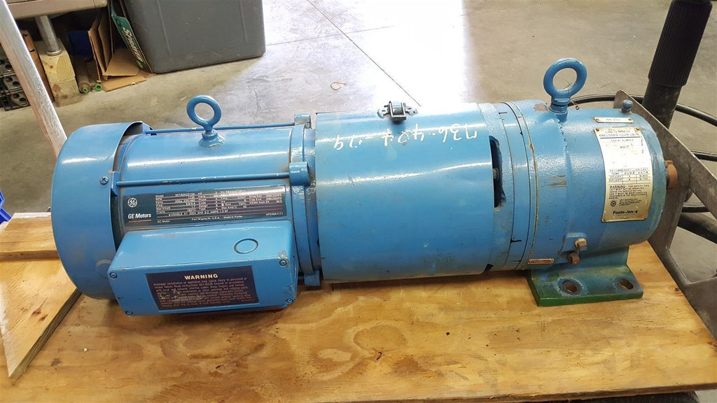 Ge -- 3Hp -- 5K182Kd215A -- Ac Motor -- 1735 Rpm -- 182Tc -- 200-230/460 -- Tefc