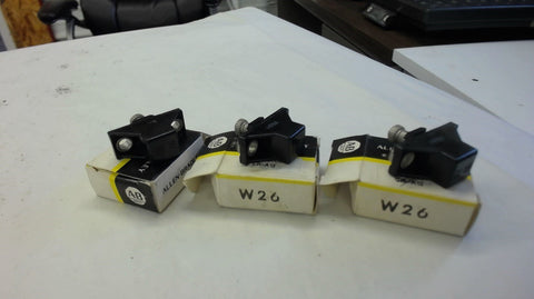 ALLEN BRADLEY, W26 THERMAL OVERLOAD RELAY, LOT OF 3