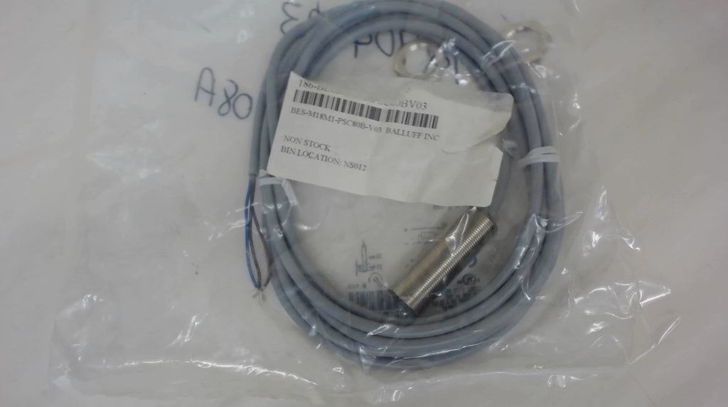 Balluff Bes M18Mi-Psc80B-Bv03 Proximity Switch, 12 - 30 V Dc, ? 200 Ma, S_N = 8