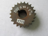 DOUBLE SPROCKET 2 7/16" BORE - KEYED - NEW