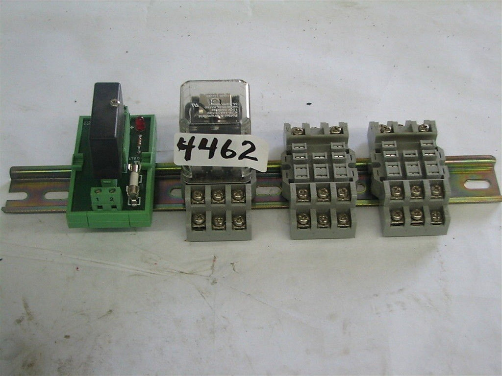 Potter & Brumbield Din Rail Kup-14A15-120 /W Phaenix Contact Type Umk-Se 11.25