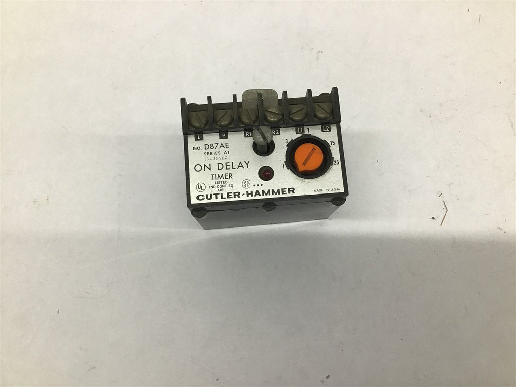 Cutler Hammer D87AE SERIES 41 On Delay Timer