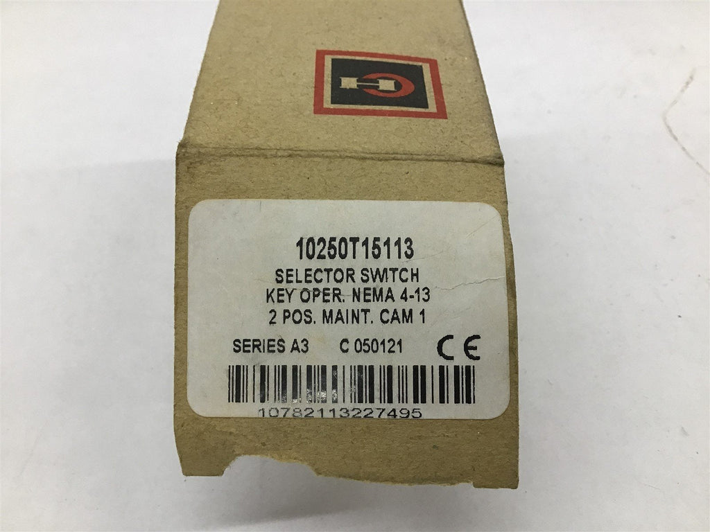 Cutler Hammer 10250T15113 Selector Switch